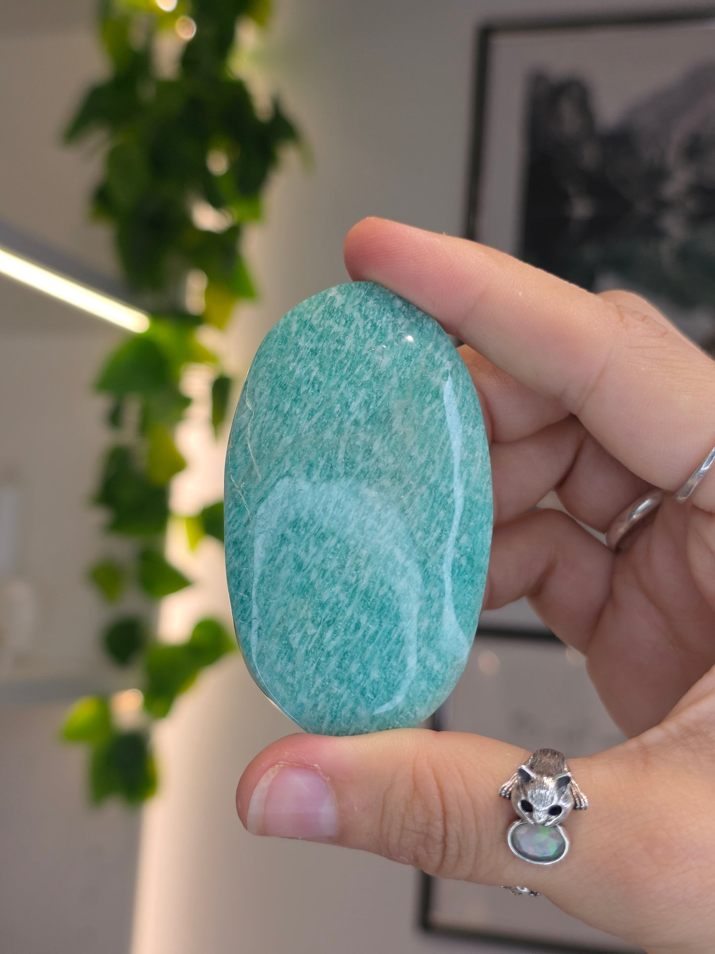 Flashy Amazonite Palms