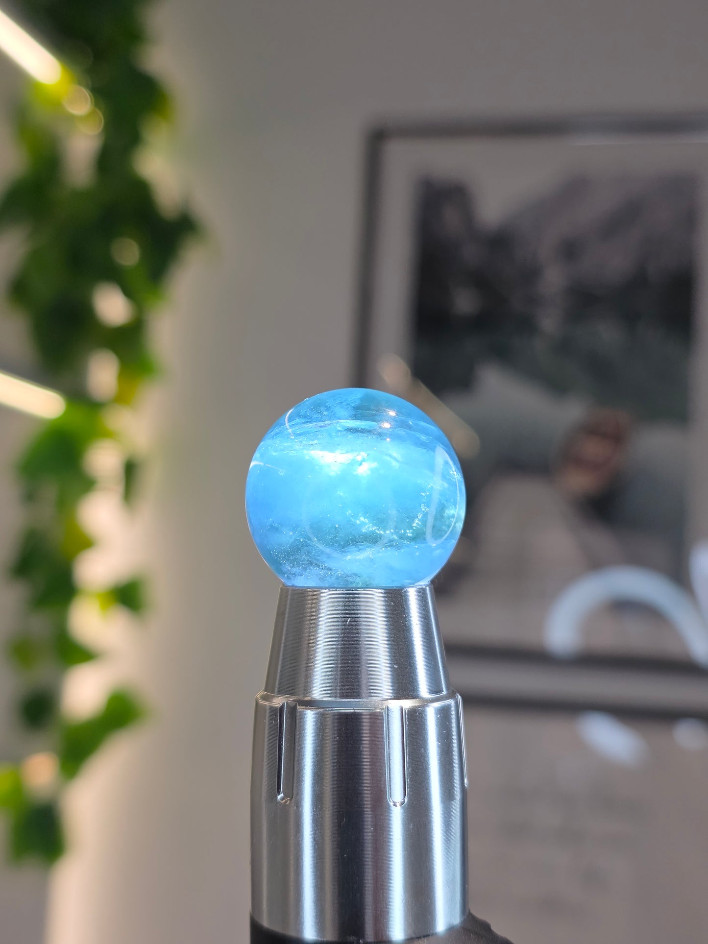 Blue Fluorite Spheres