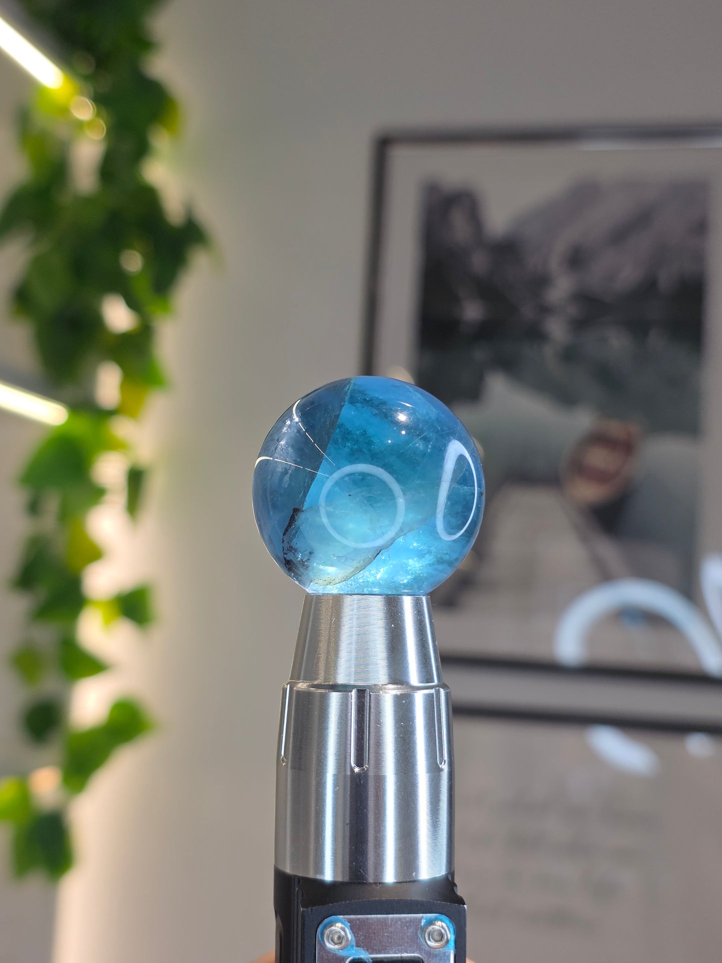 Blue Fluorite Spheres
