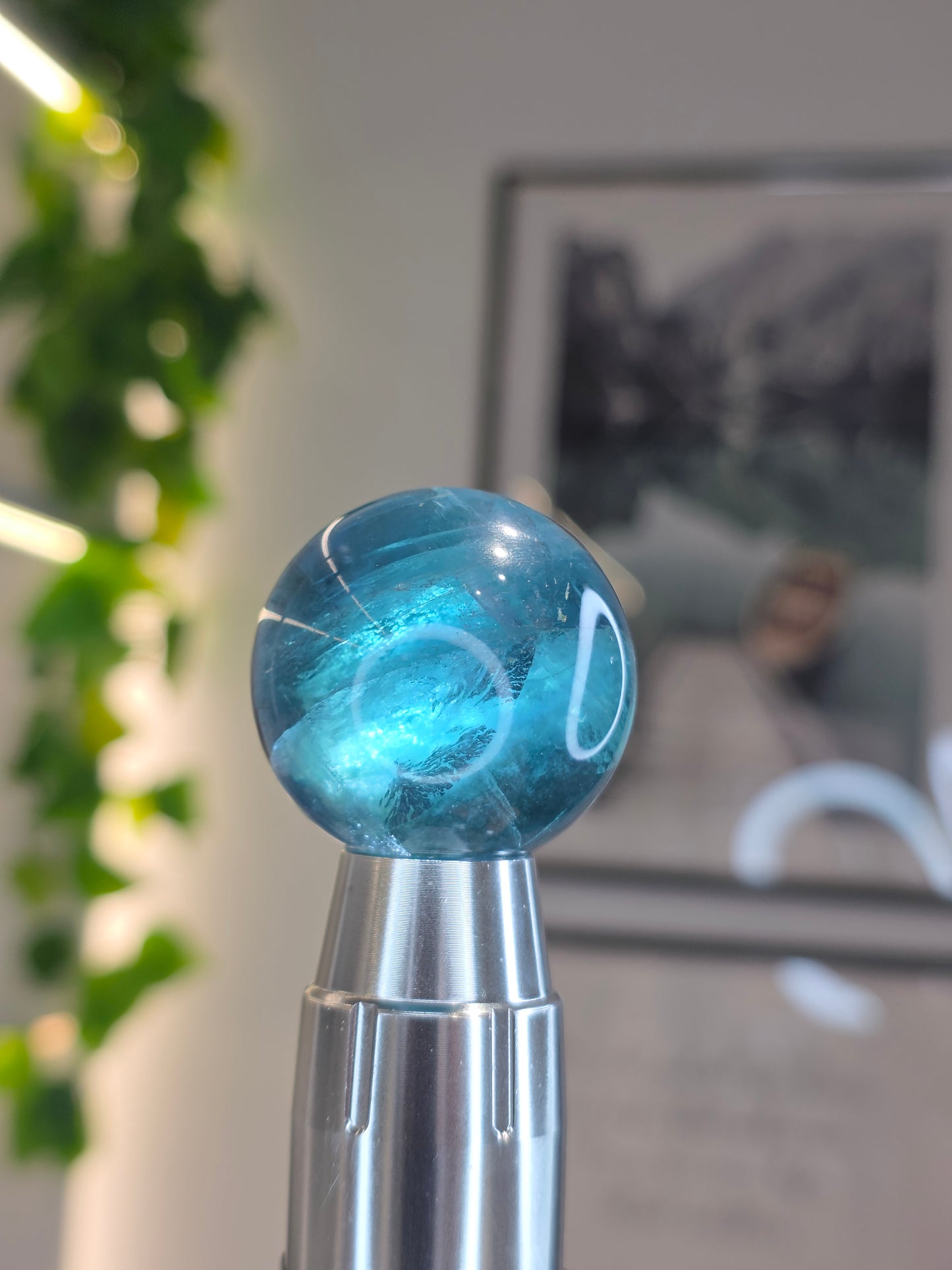 Blue Fluorite Spheres