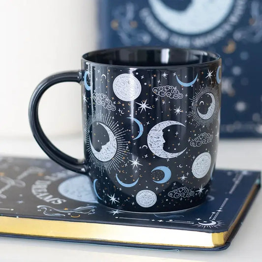 Blue Moon Print Mug - MAS3406/08
