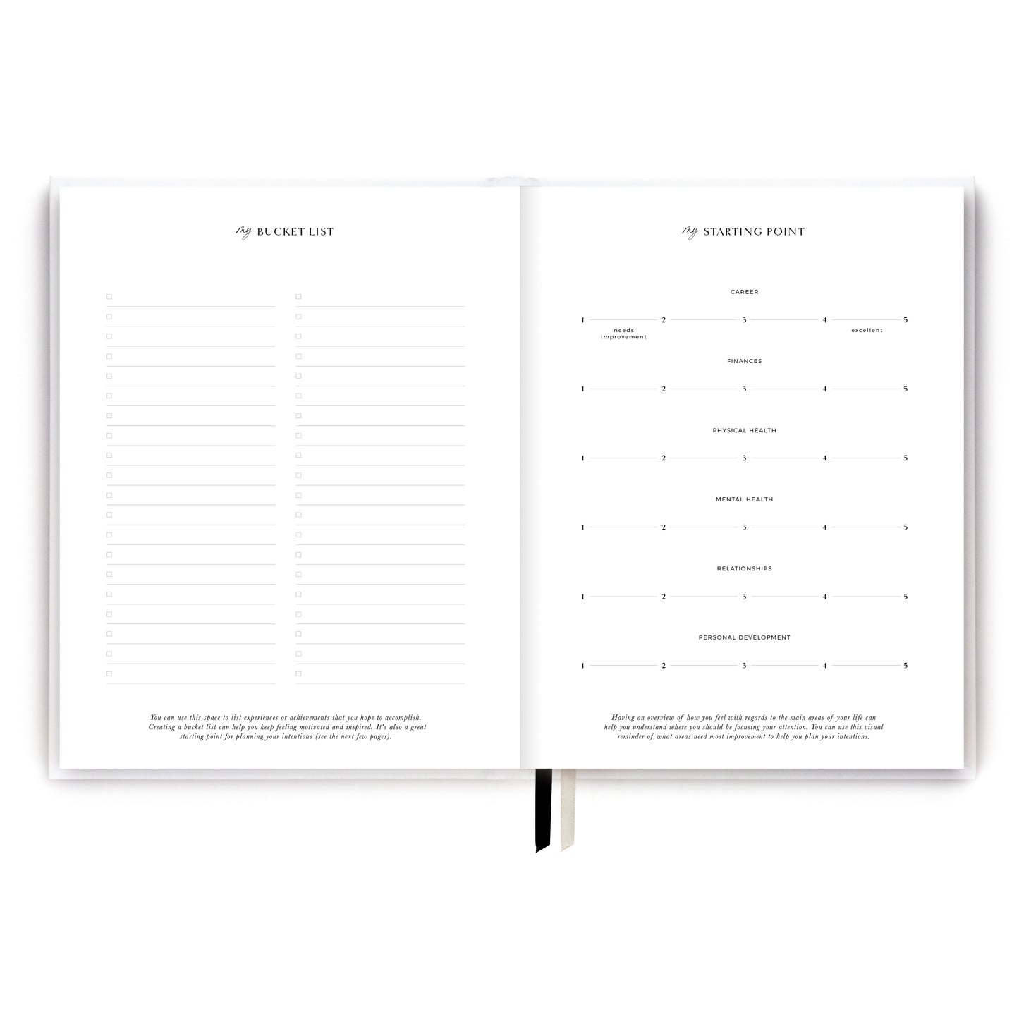 (SOLSTICE) Body + Soul Undated Journal by Blush & Gold in Almond - MAS3326/28