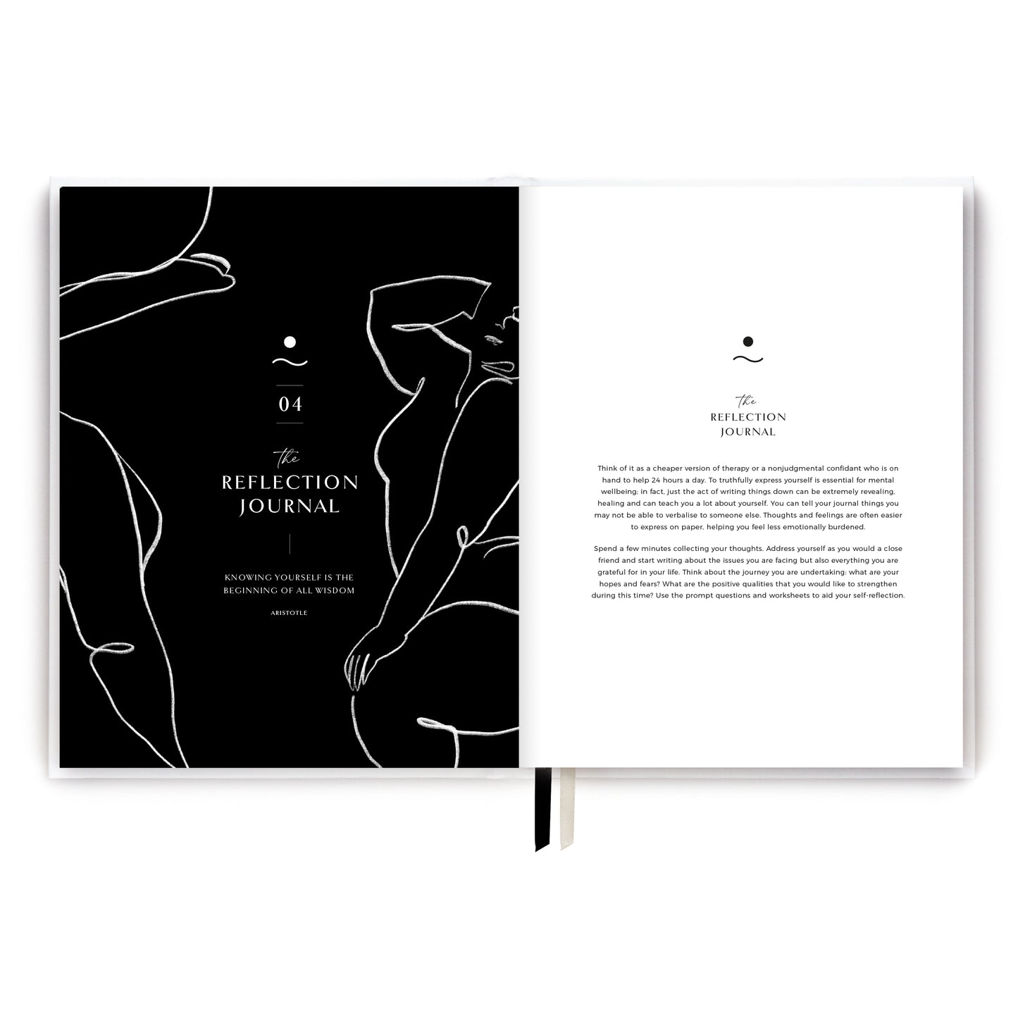 (SOLSTICE) Body + Soul Undated Journal by Blush & Gold in Almond - MAS3326/28