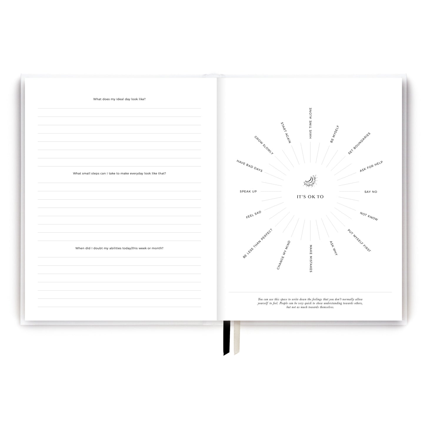 (SOLSTICE) Body + Soul Undated Journal by Blush & Gold in Almond - MAS3326/28