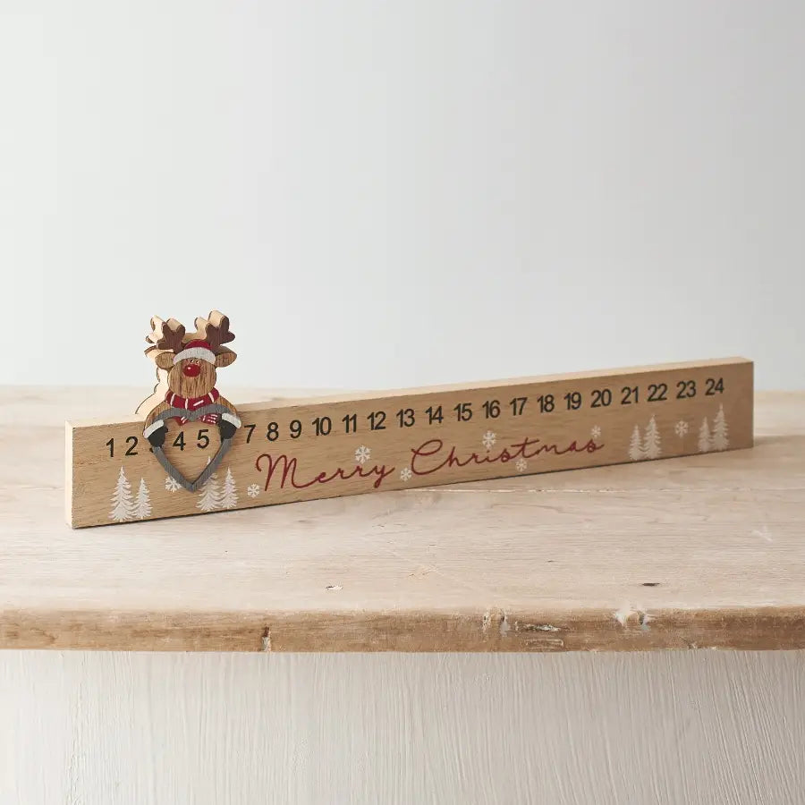 Advent Countdown with Reindeer, 40cm - MAS3479/84