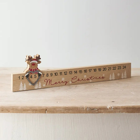 Advent Countdown with Reindeer, 40cm - MAS3479/84