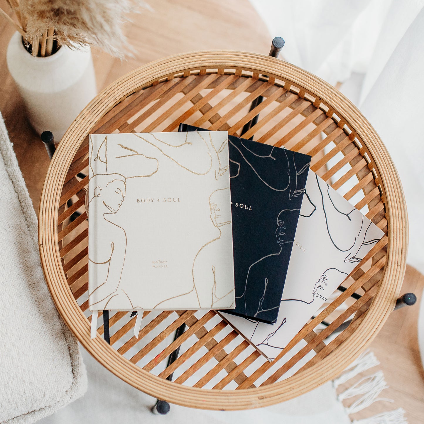 (ECLIPSE) Body + Soul Undated Journal by Blush & Gold in Black - MAS3329/31