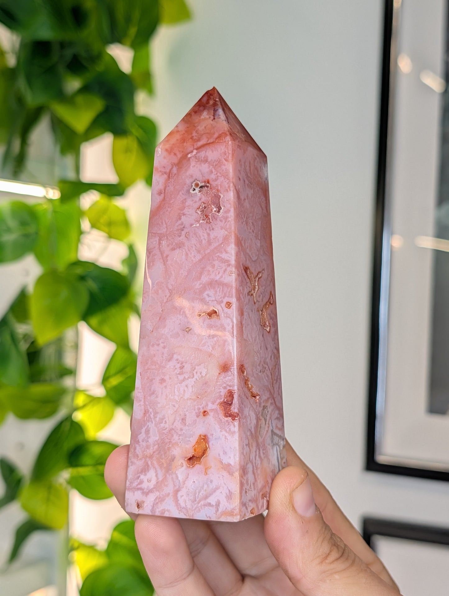 Imperfect Indonesian Pink Carnelian Tower