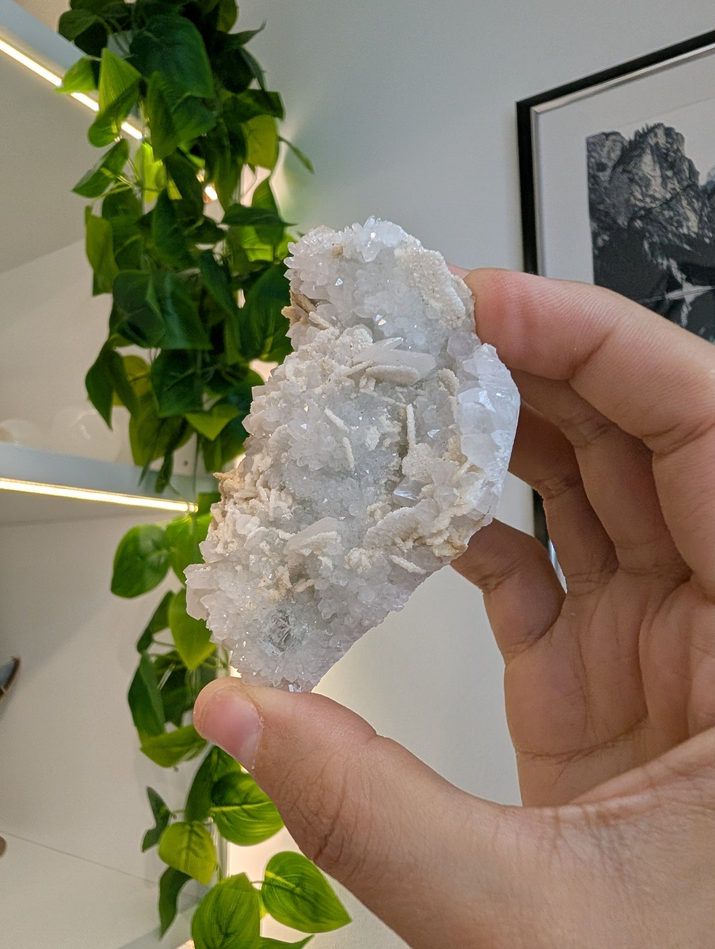 XHL Quartz with Petal Calcite and Fluorite from Xianghualing Mine, China
