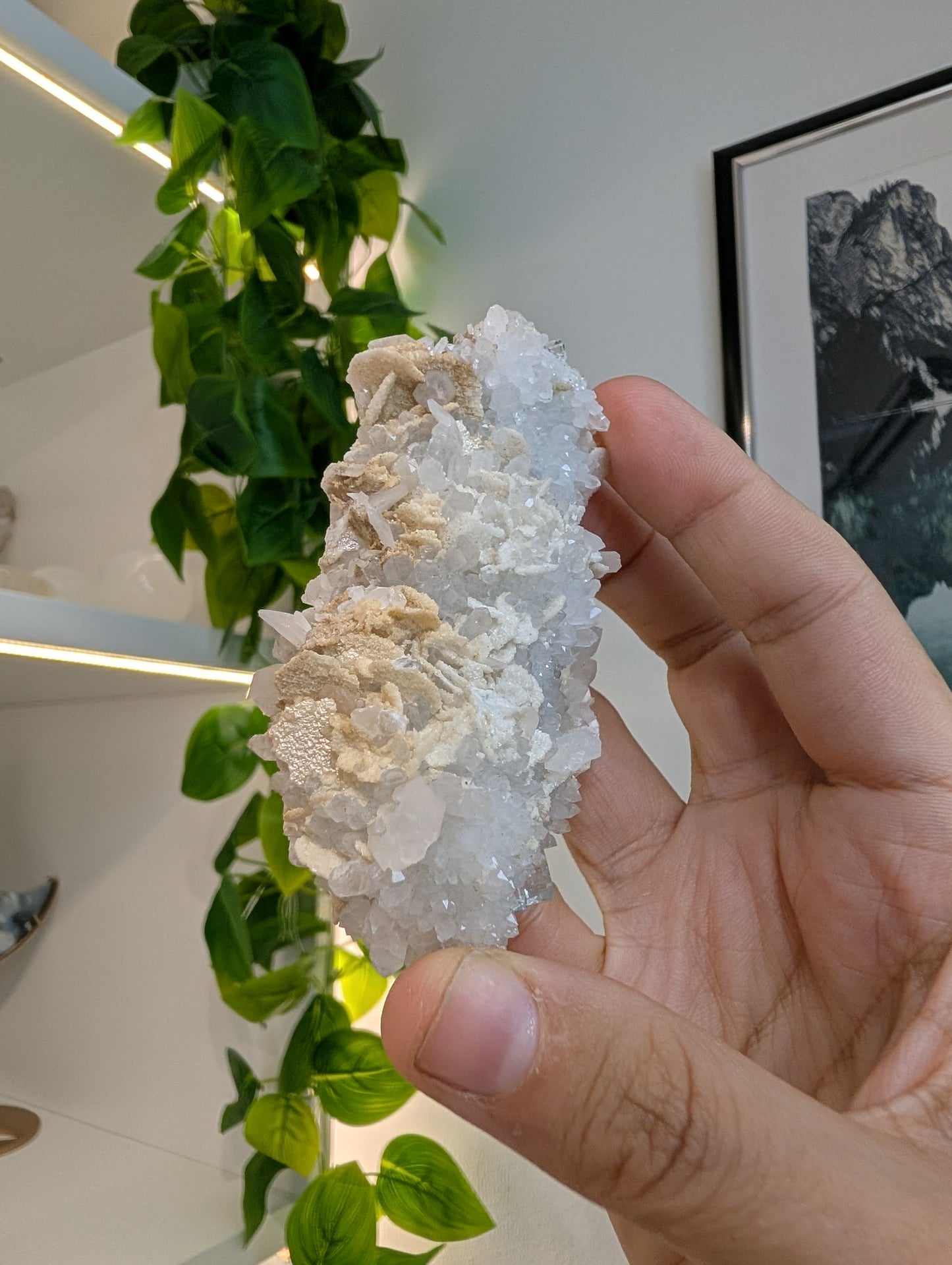 XHL Quartz with Petal Calcite and Fluorite from Xianghualing Mine, China