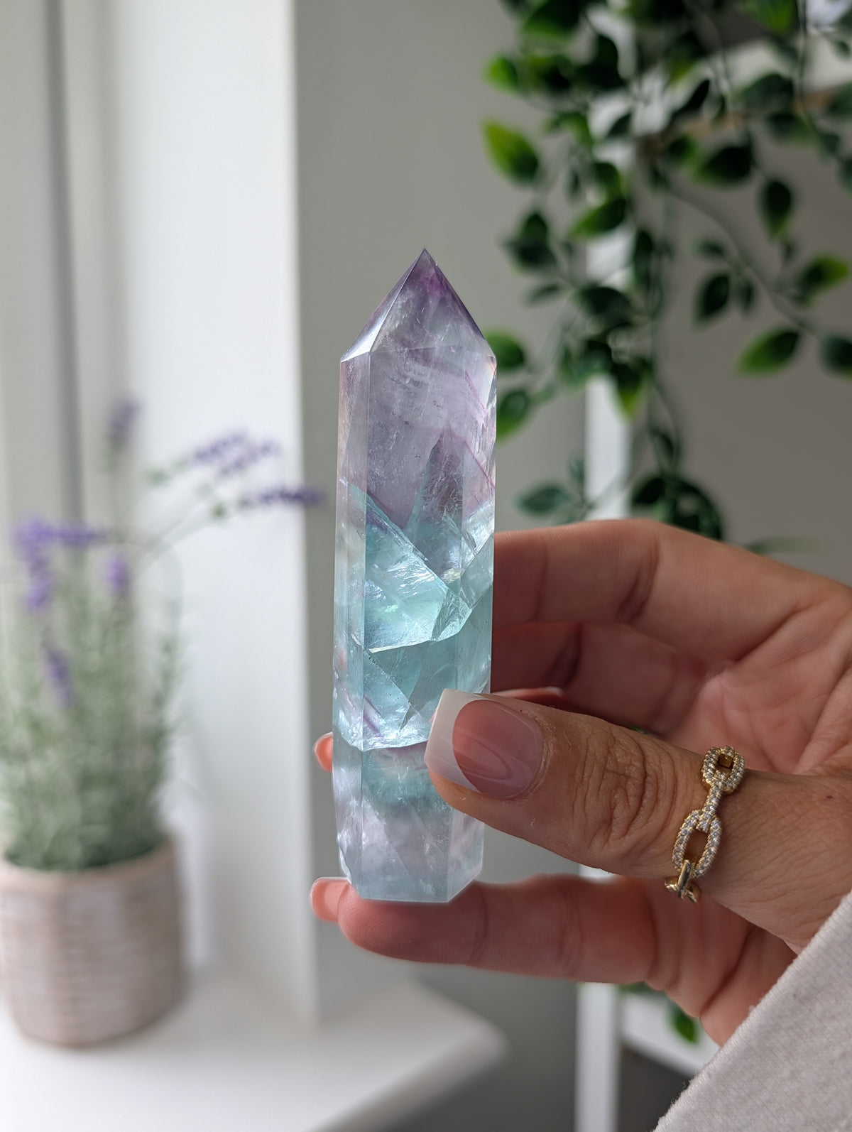 Gemmy Fluorite Towers from China