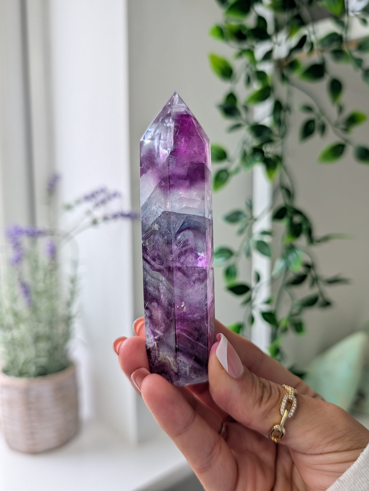 Gemmy Fluorite Towers from China