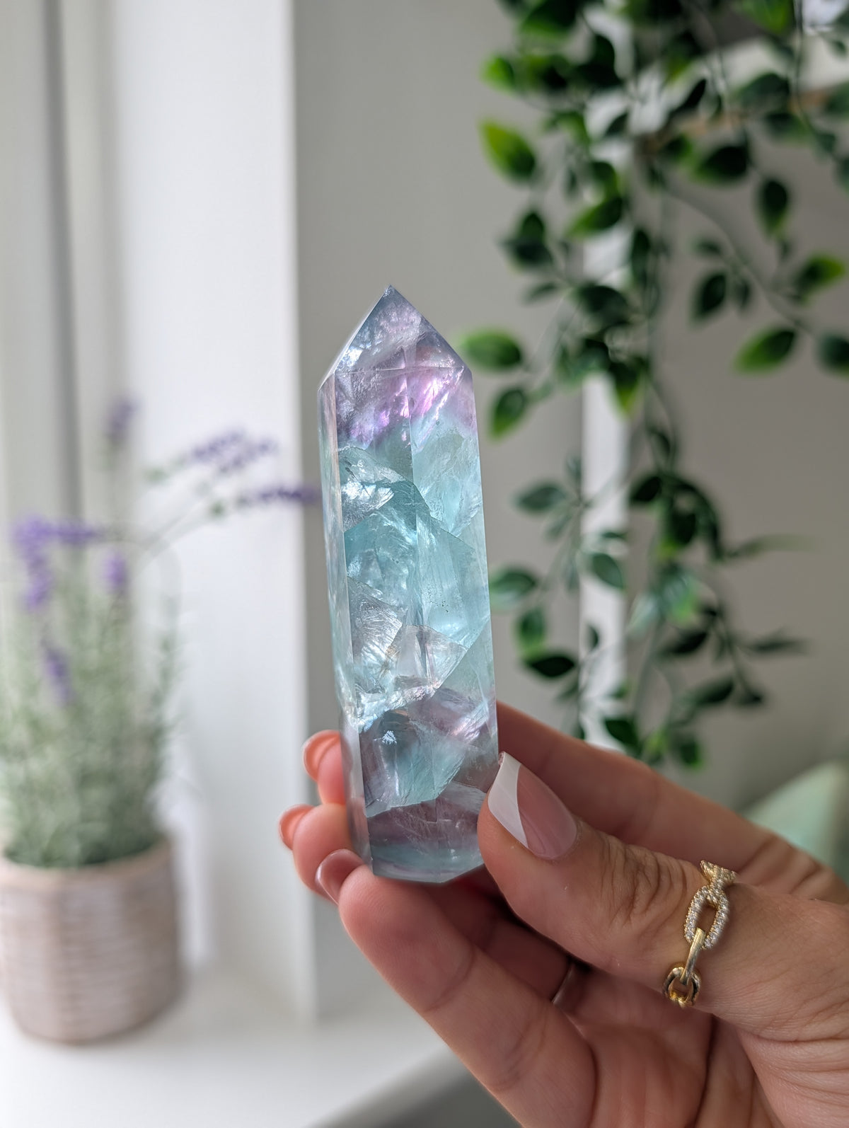Gemmy Fluorite Towers from China