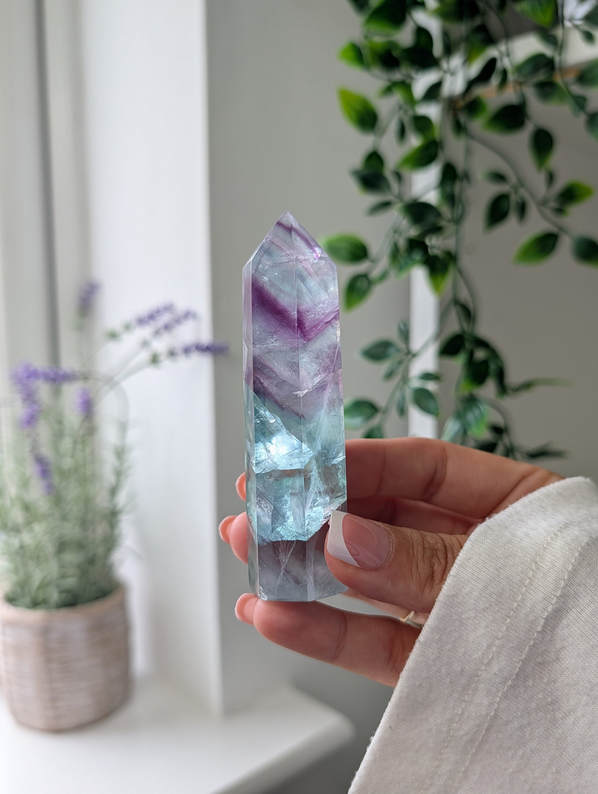 Gemmy Fluorite Towers from China