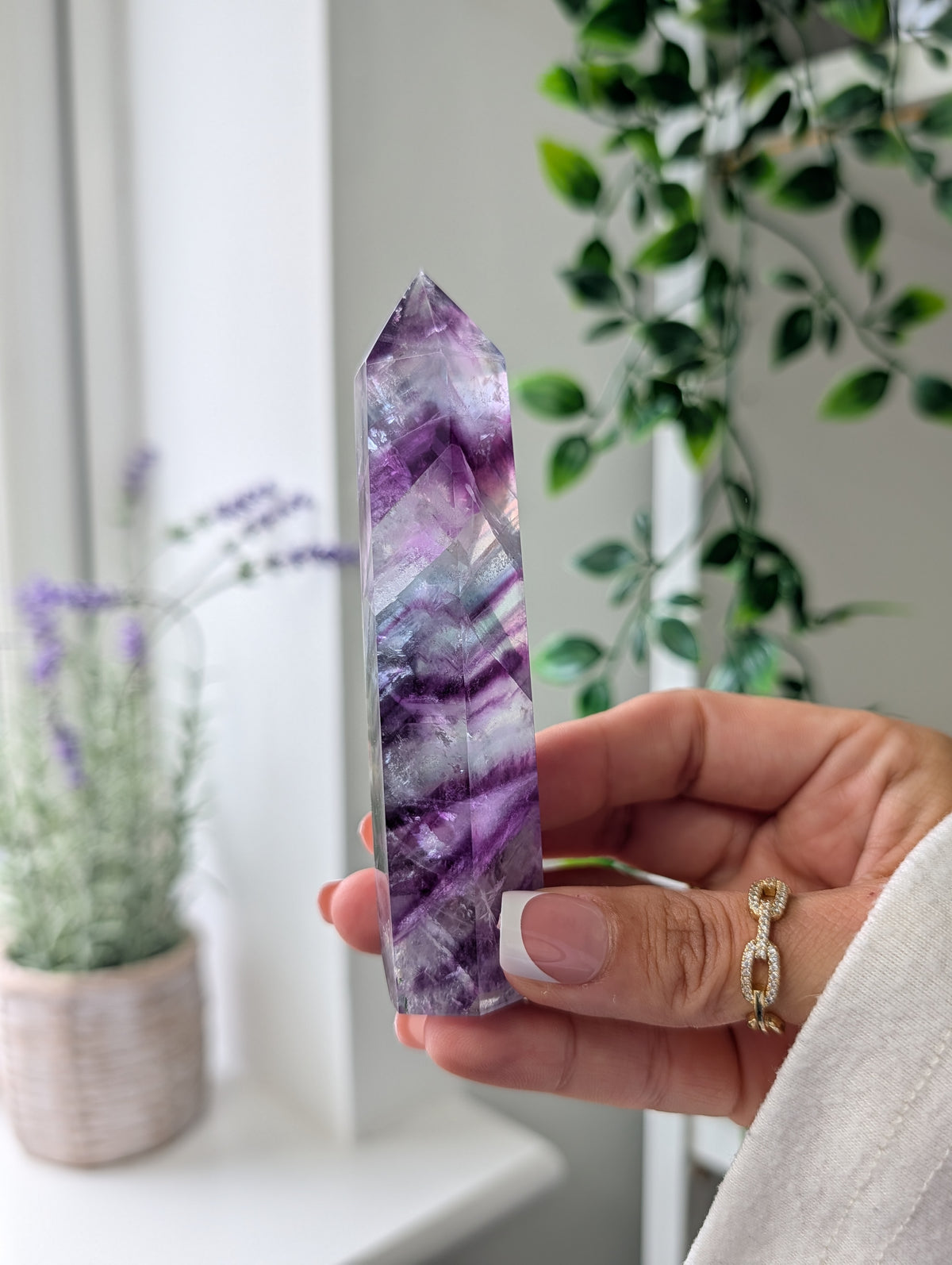 Gemmy Fluorite Towers from China