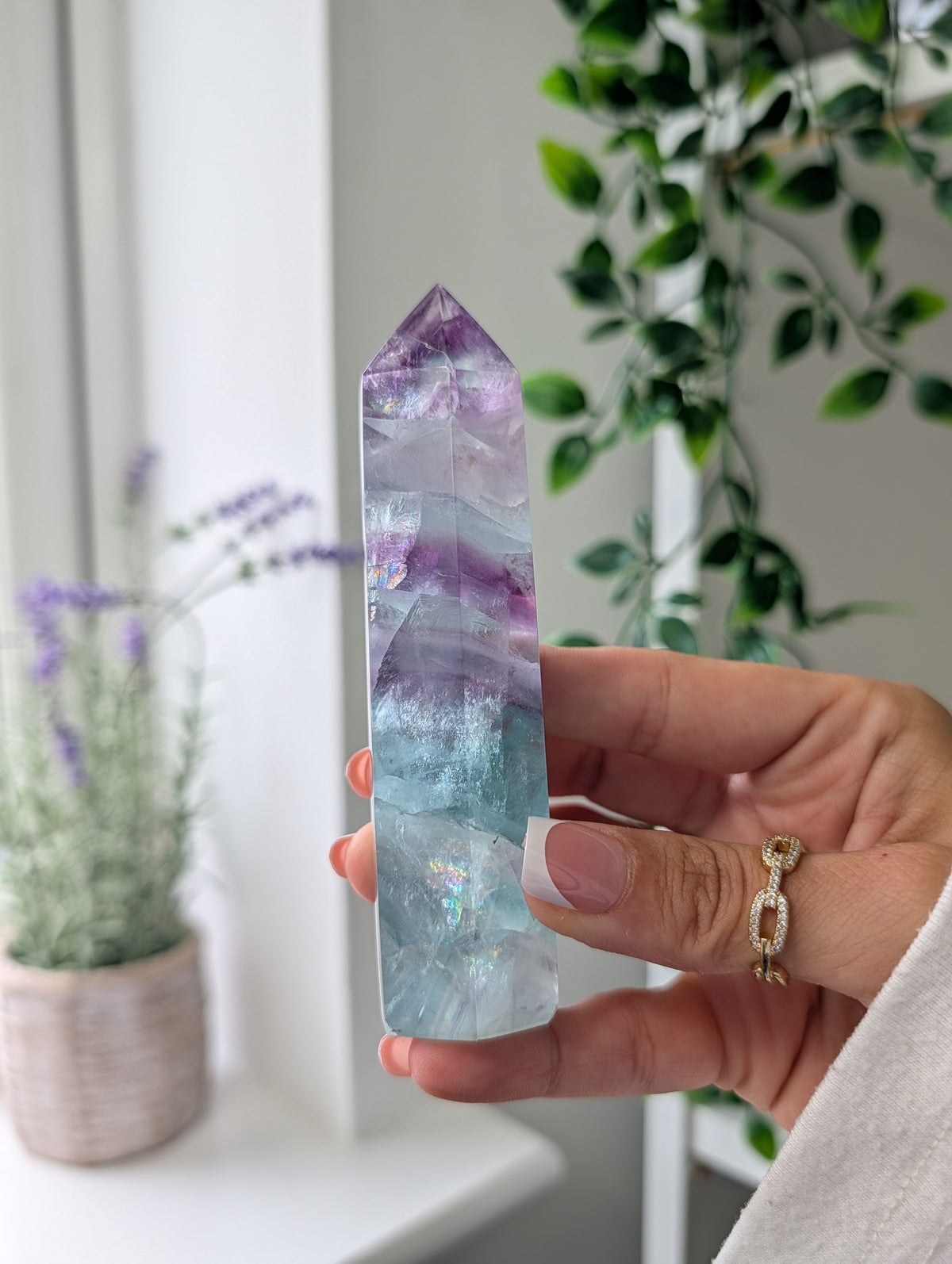 Gemmy Fluorite Towers from China