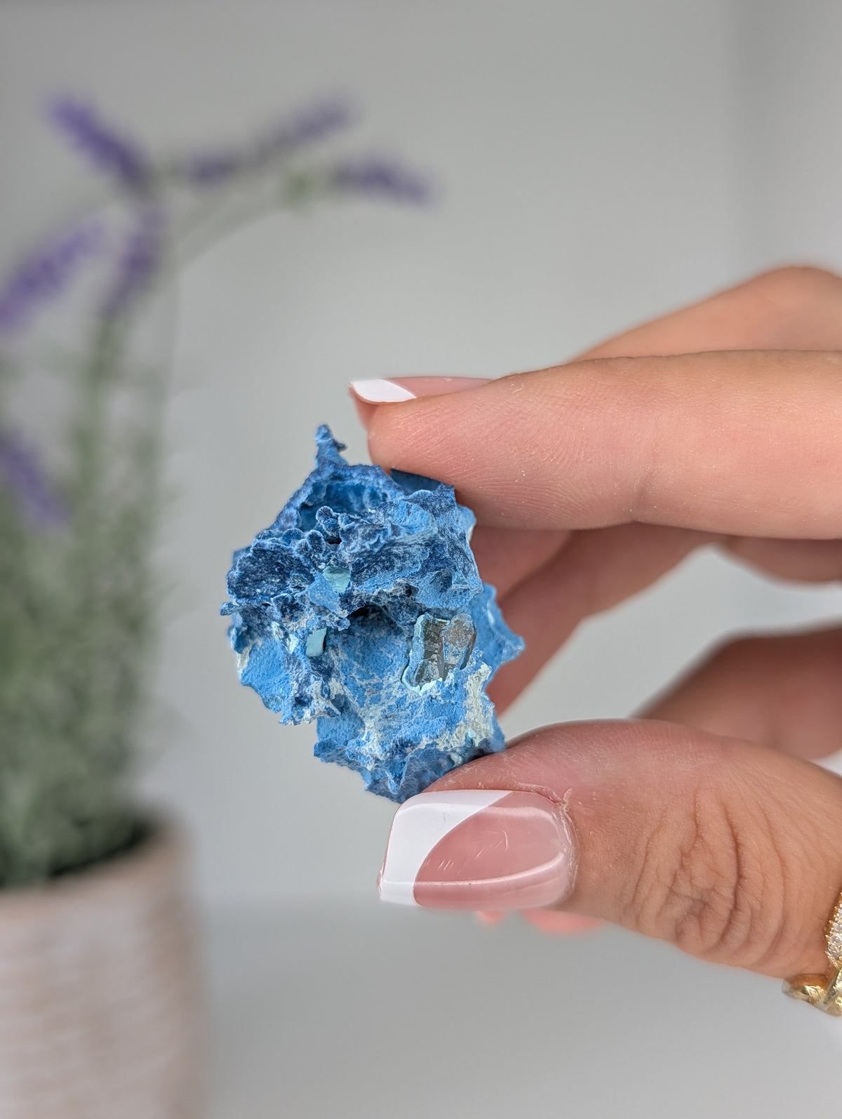 Raw Shattuckite Specimens from Nambia