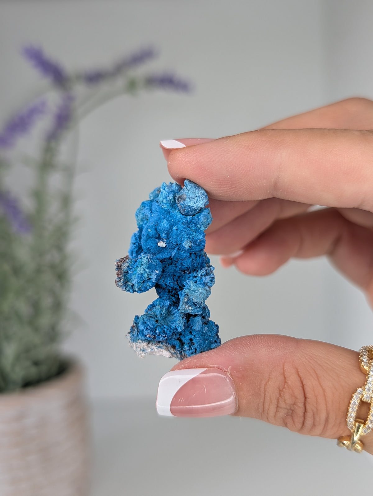Raw Shattuckite Specimens from Nambia