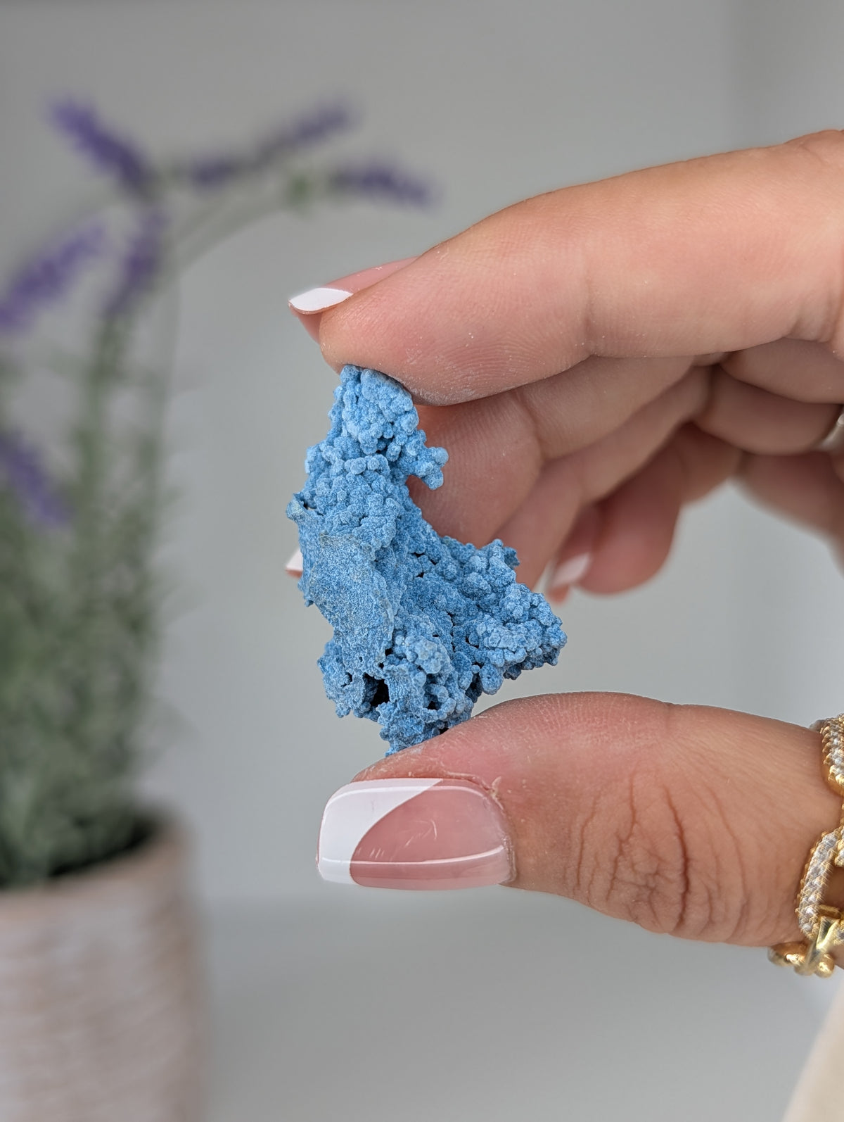 Raw Shattuckite Specimens from Nambia