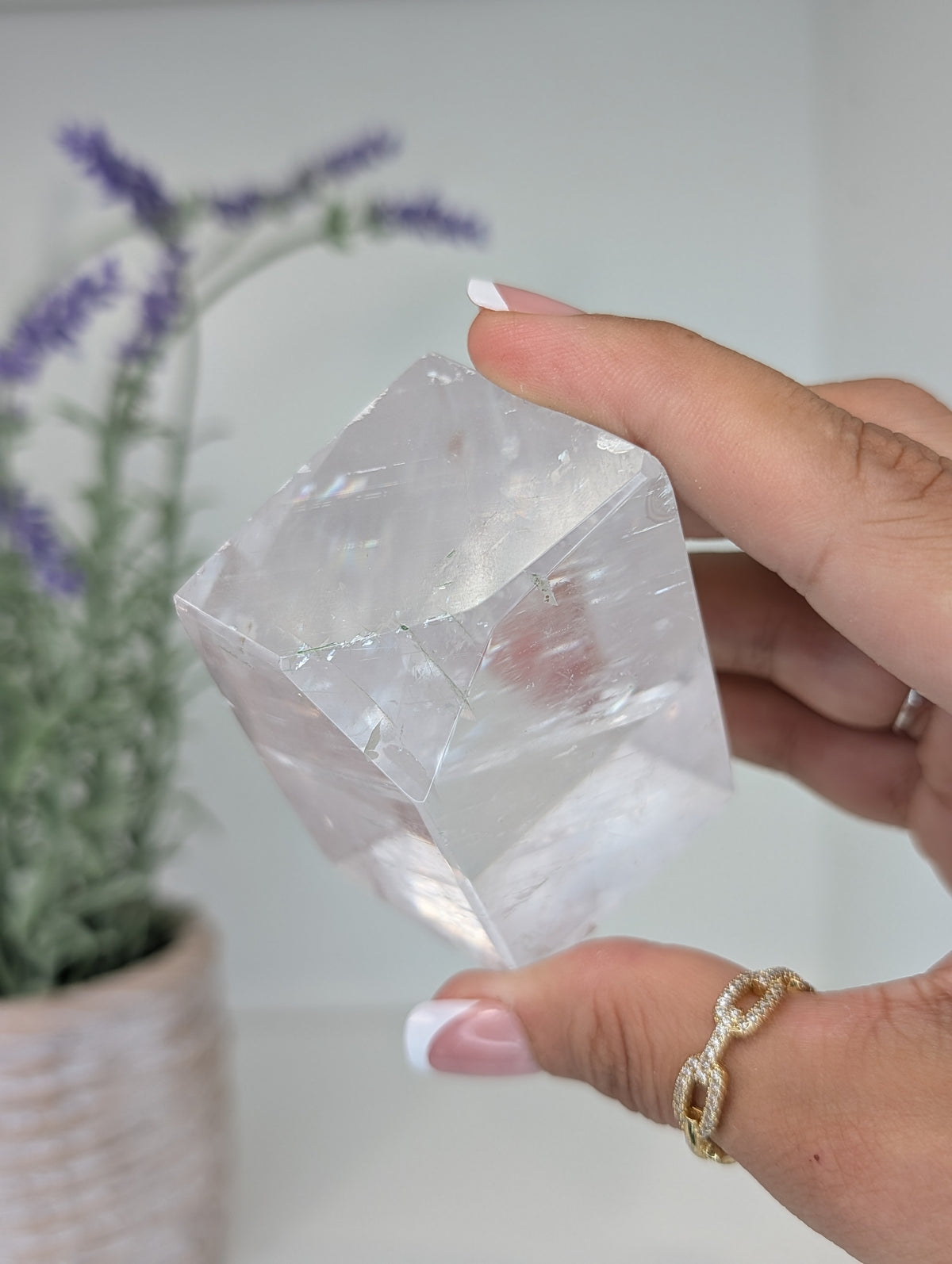 Lavender Optical Calcite from Madagascar