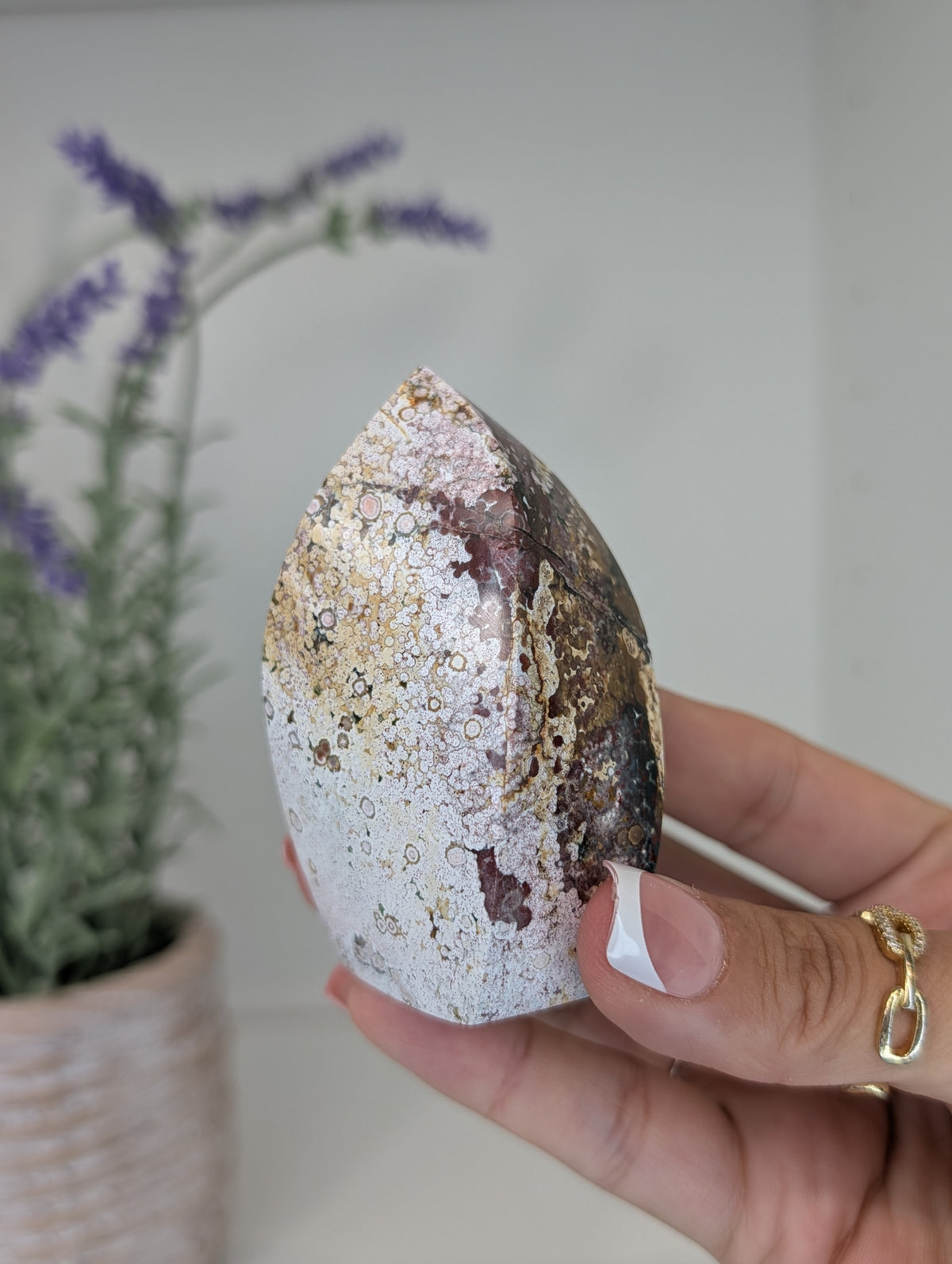 Unicorn Jasper Freeform Flames from India