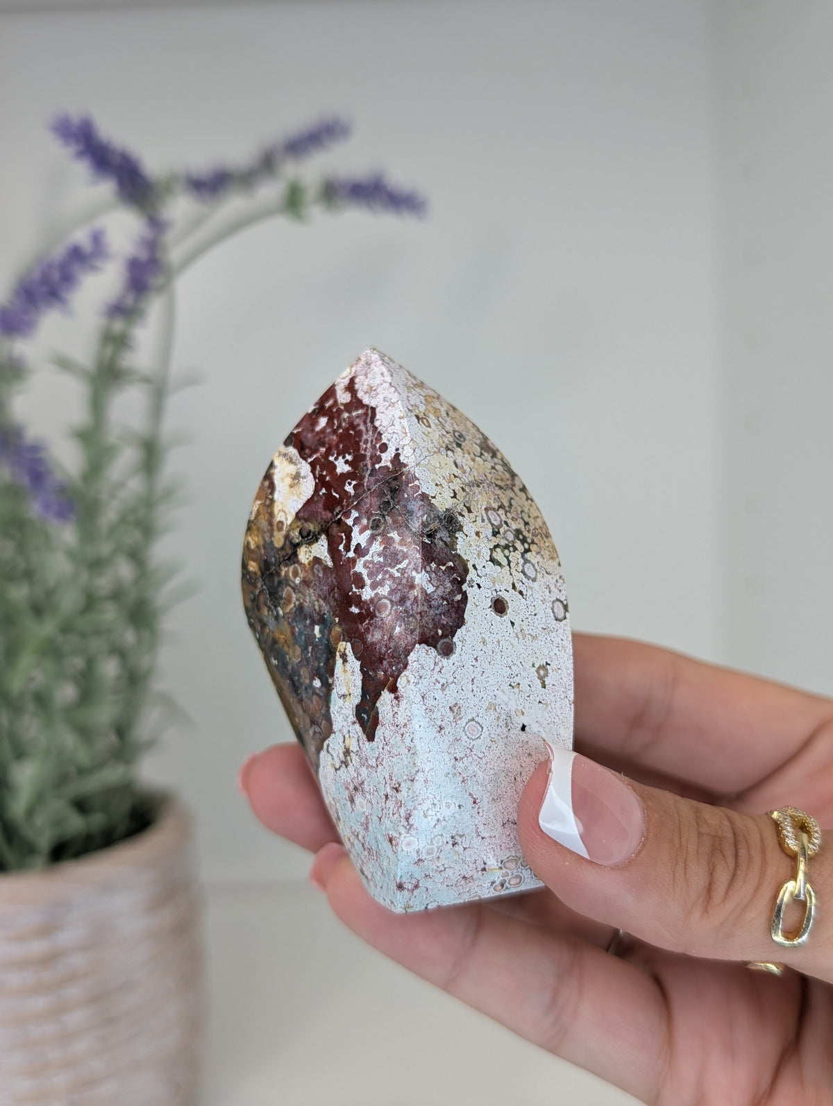 Unicorn Jasper Freeform Flames from India