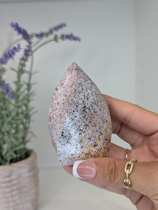 Unicorn Jasper Freeform Flames from India