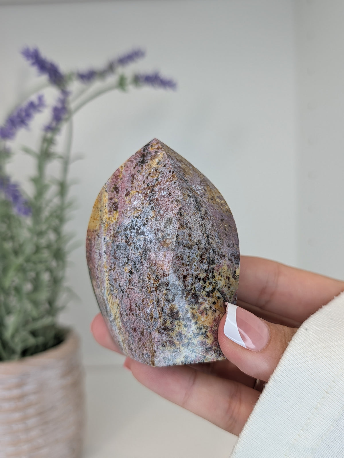 Unicorn Jasper Freeform Flames from India