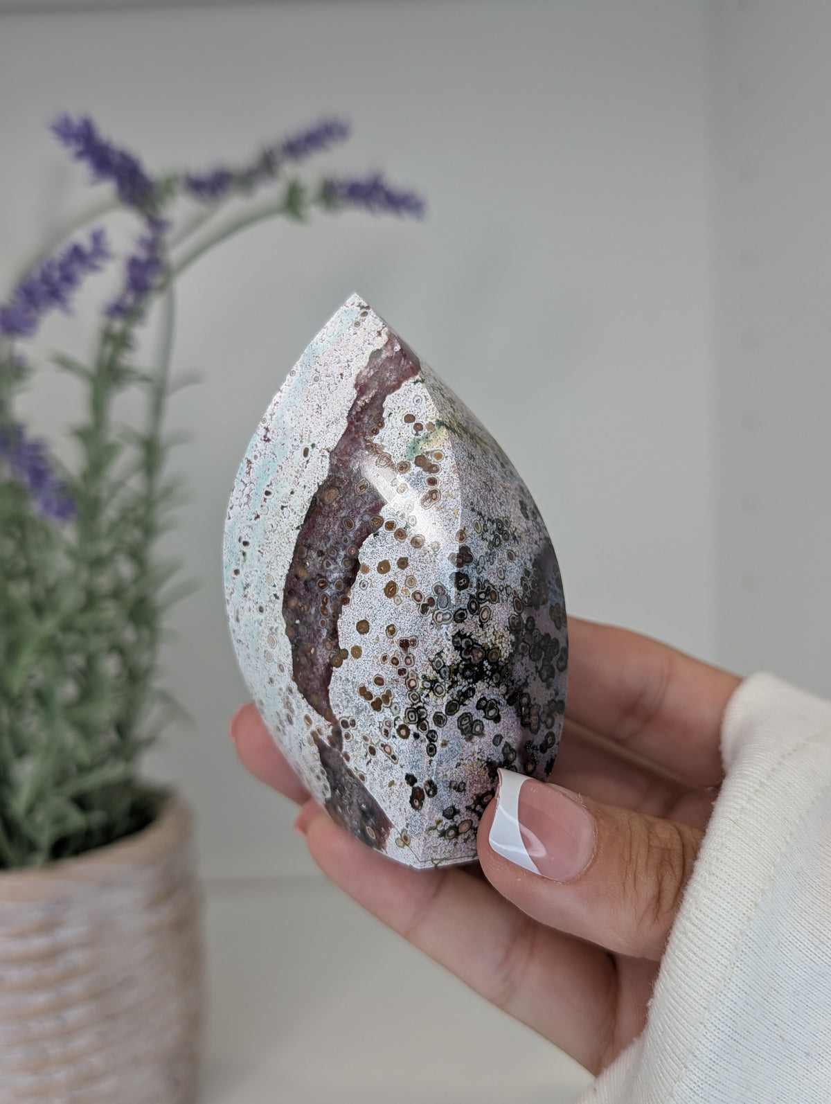 Unicorn Jasper Freeform Flames from India
