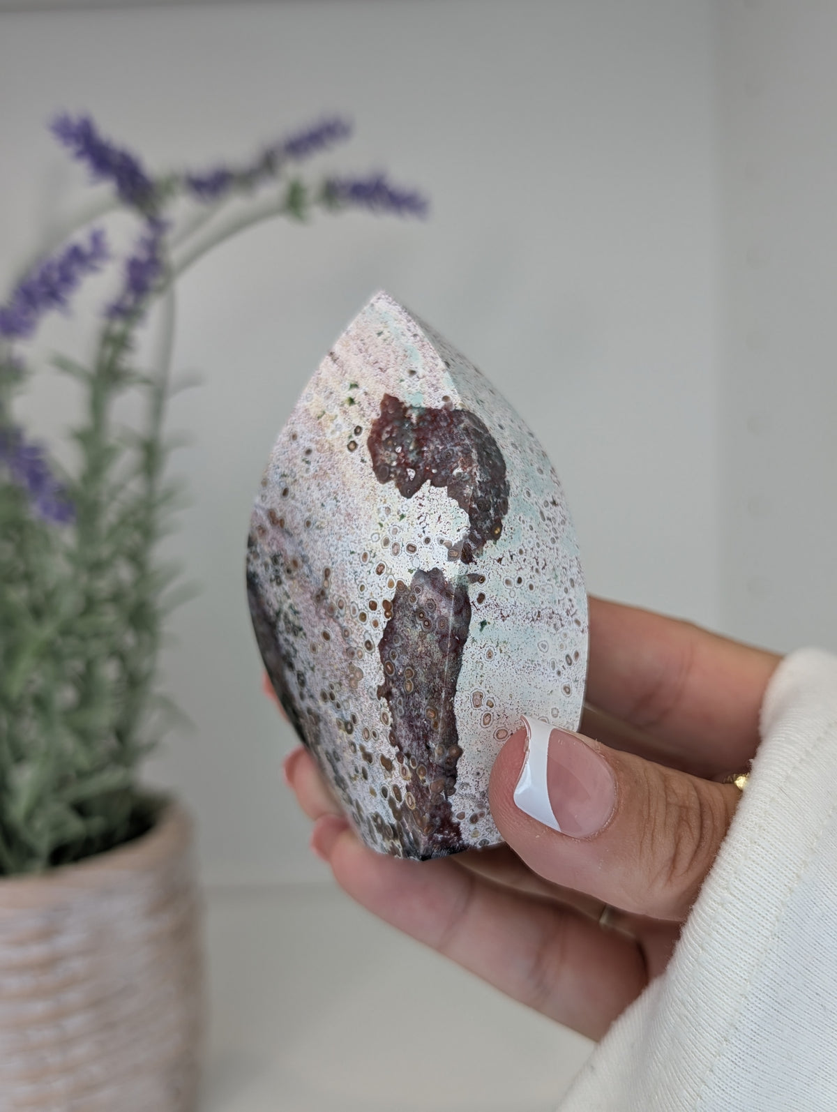 Unicorn Jasper Freeform Flames from India