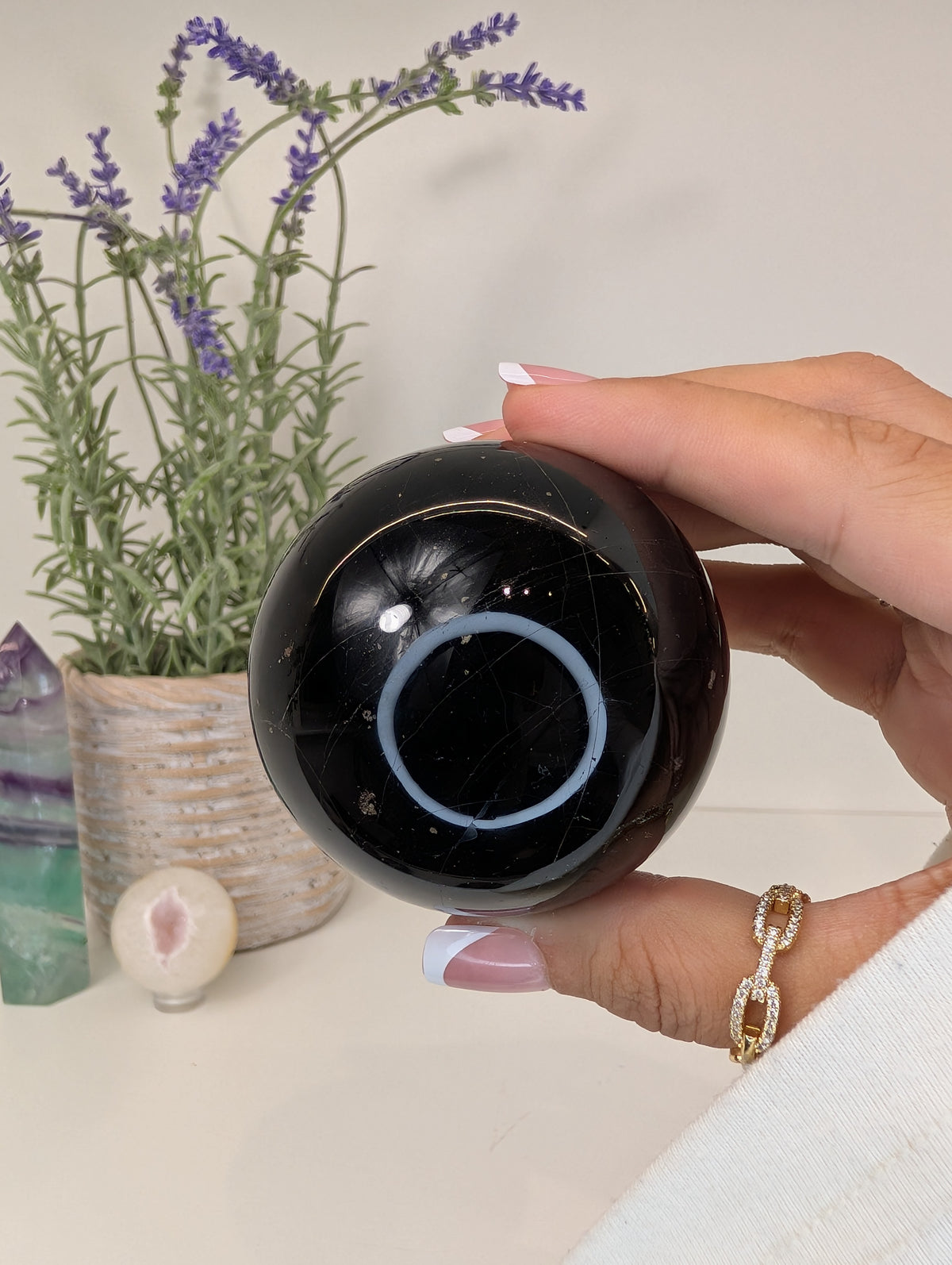 Madagascan Black Tourmaline Spheres