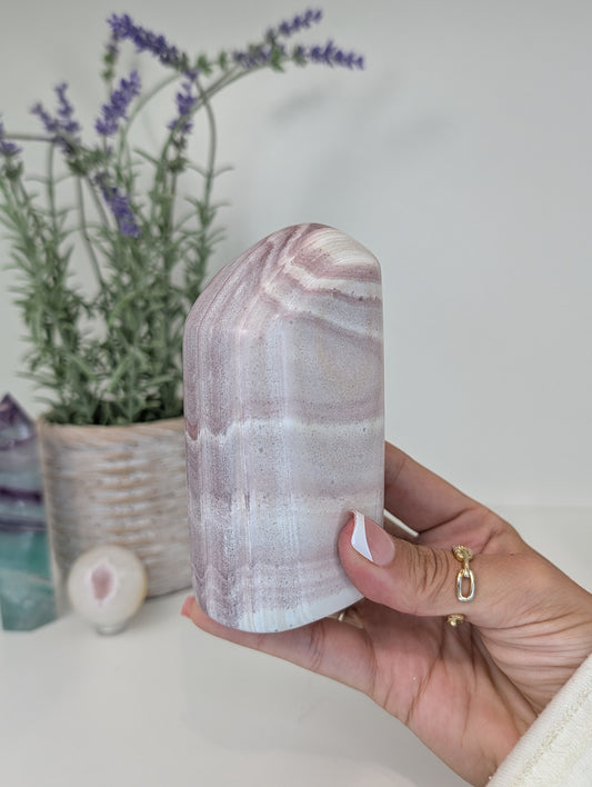 Pink Banded Rhyolite Freeform from Utah, USA