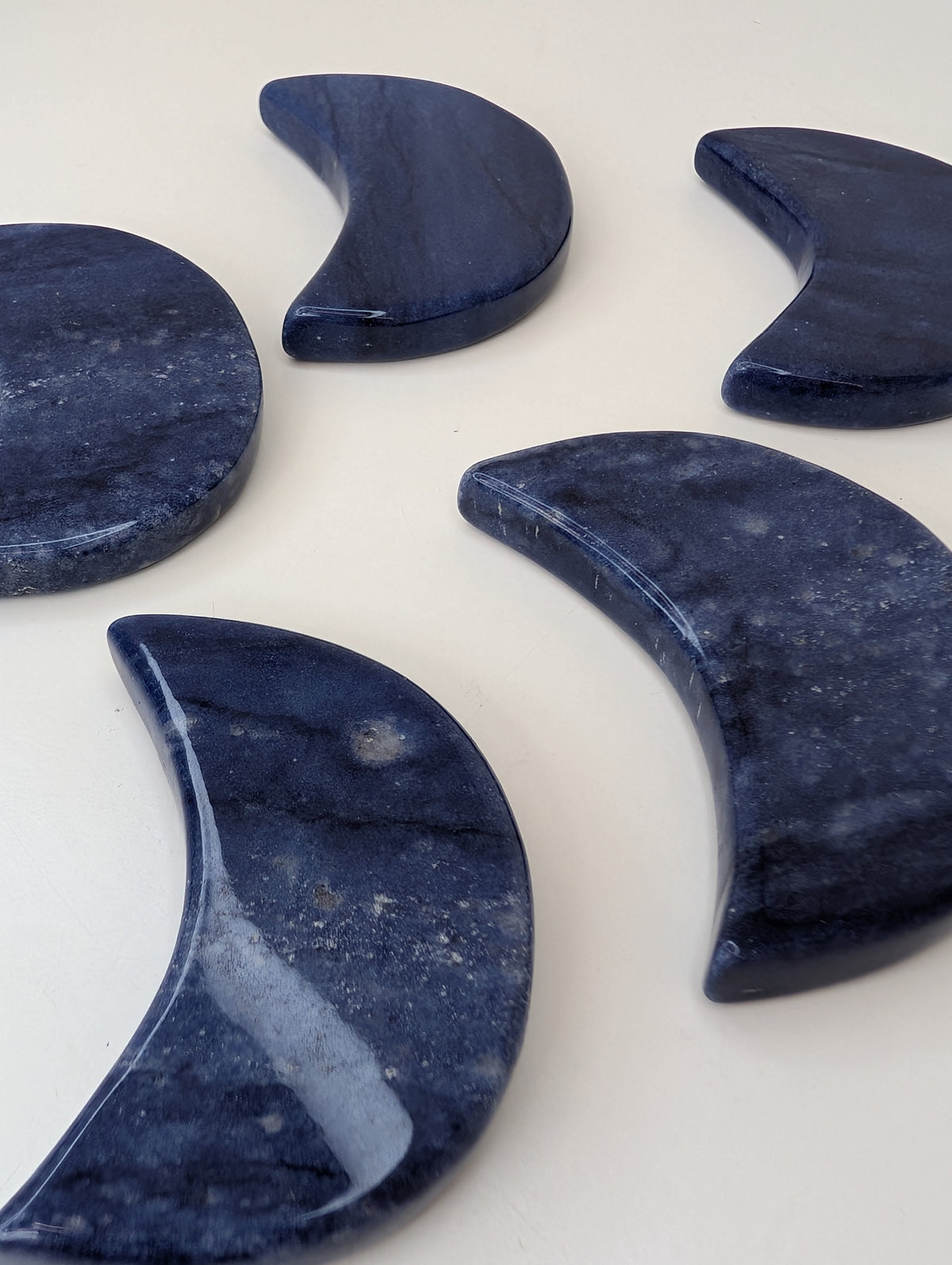 Mexican Blue Aventurine Moons