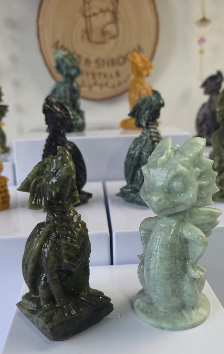 Various Material Dragon Carving - MAS3224/35