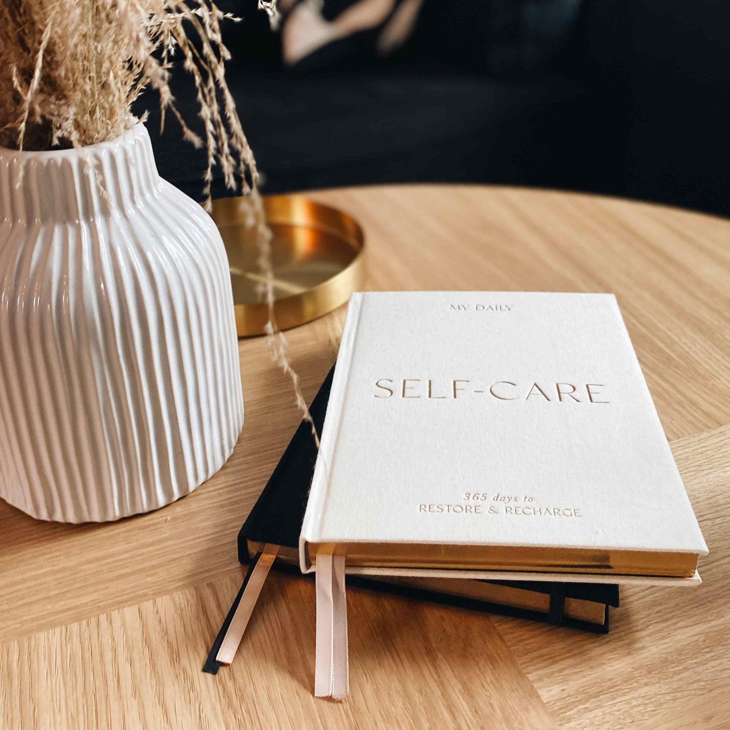 (Almond) My Daily Self-Care, Reflection and Gratitude Journal by Blush & Gold - MAS3320/22