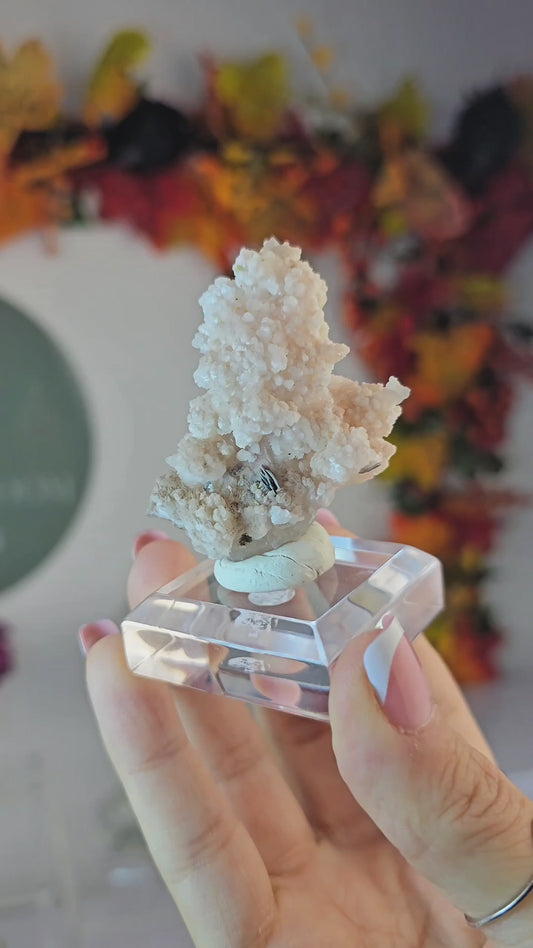 Candle Quartz with Pink Calcite from Inner Mongolia - MAS2999