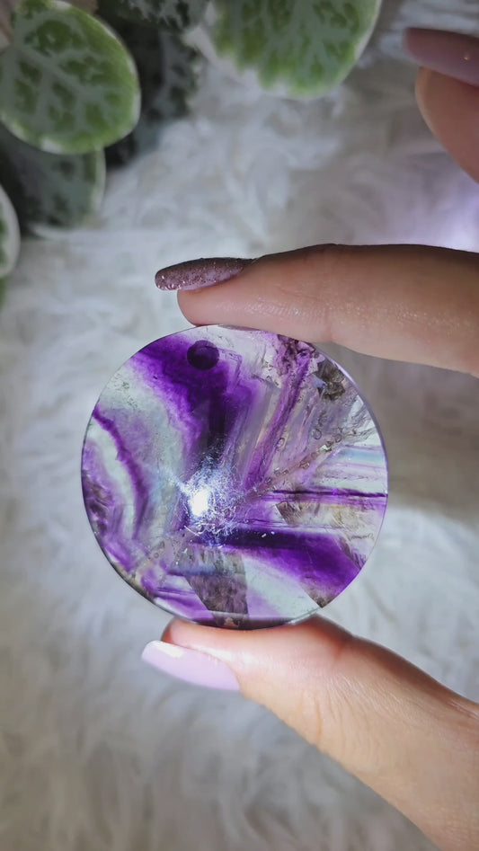 Round Fluorite Palm G - MAS1055