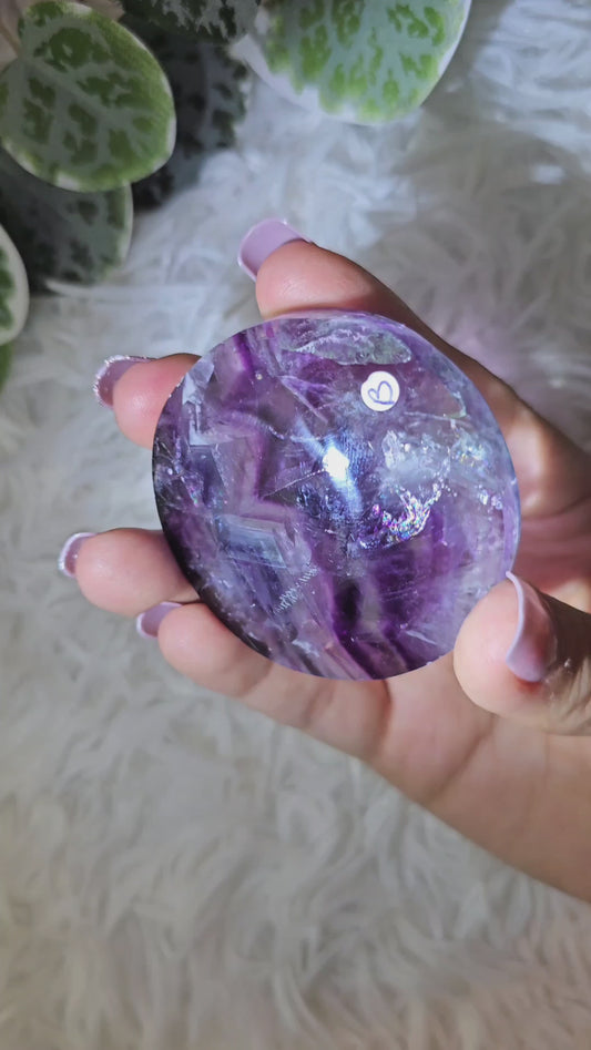 Round Fluorite Palm B - MAS1050
