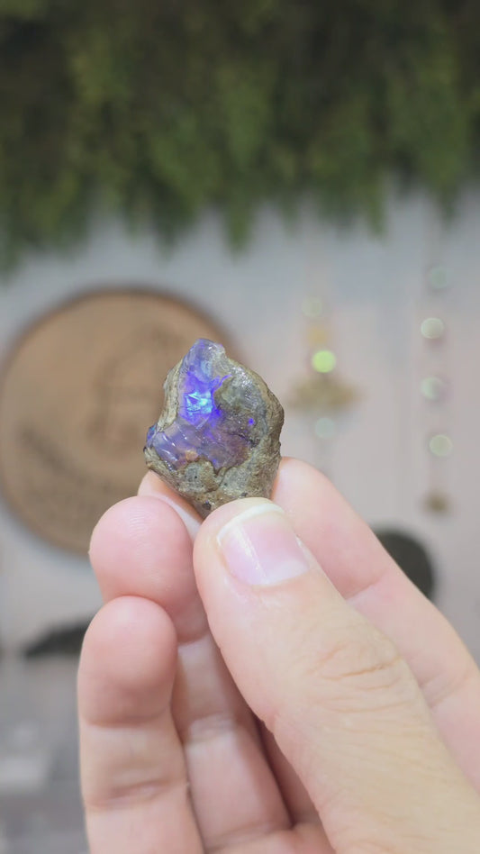 Ethiopian Water Opal A - Blue Flash