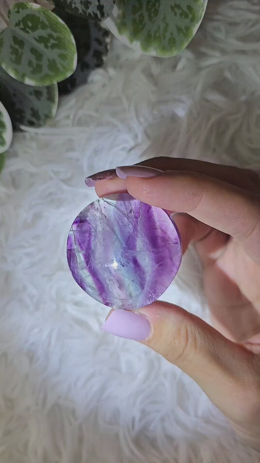 Round Fluorite Palm W - MAS1071