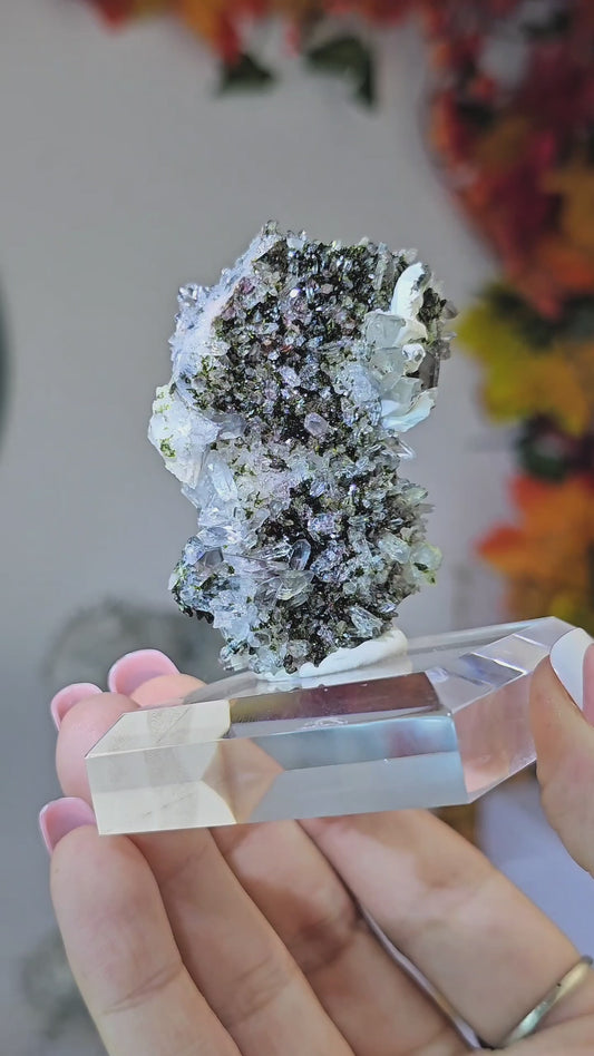 Epidote with Quartz from Sichuan, China - MAS2658