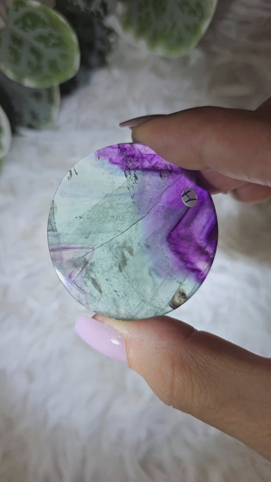 Round Fluorite Palm H - MAS1056