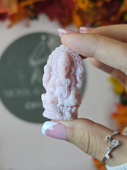 Pink Opal Ganesh - MAS1381