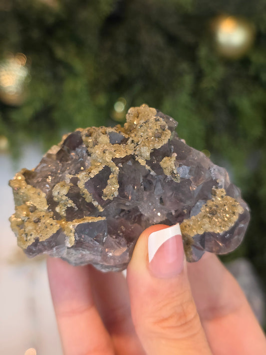 Daylight Fluorite with Golden Mica from Nigeria - MAS6081
