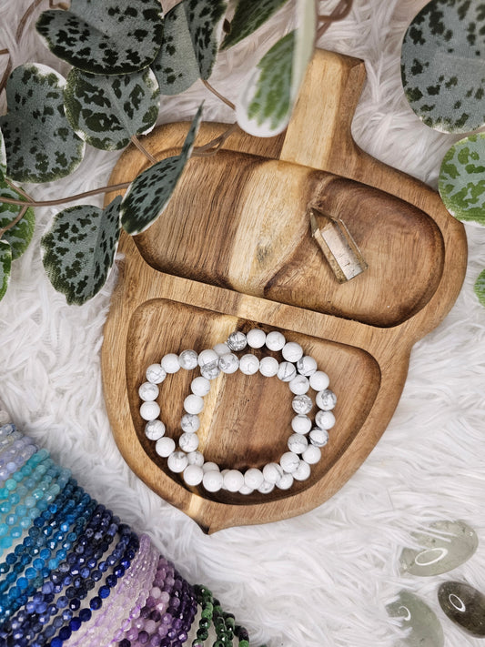 Howlite 8mm Bracelet - MAS0963