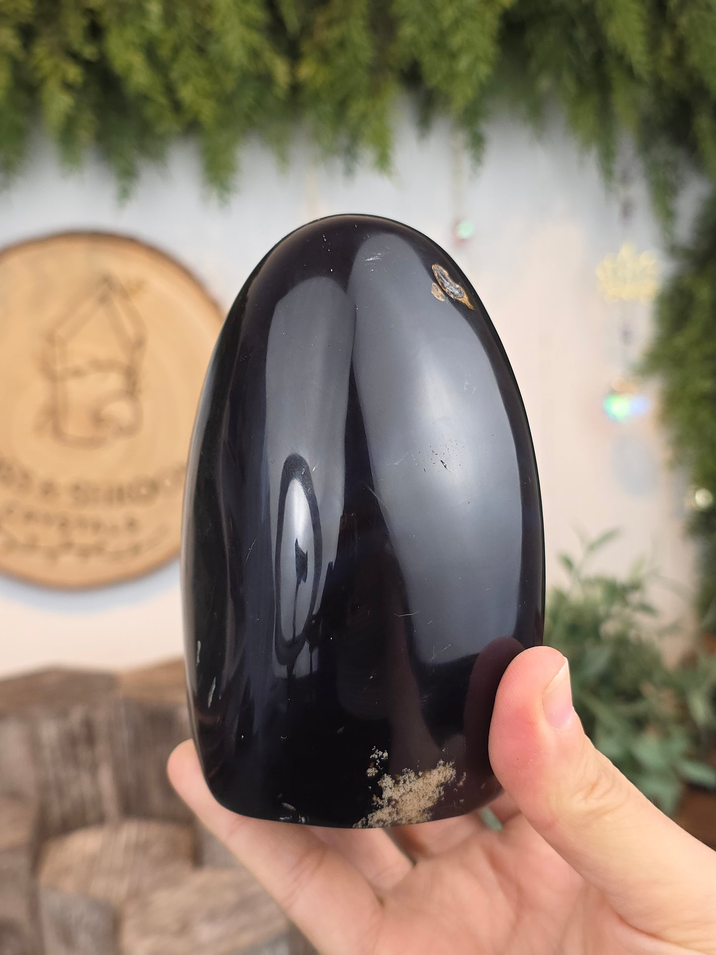 UV Reactive Blue Amber Freeform from Indonesia D