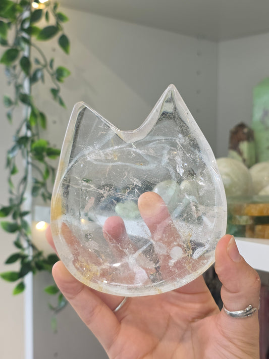 Himalayan Quartz Cat Bowl B