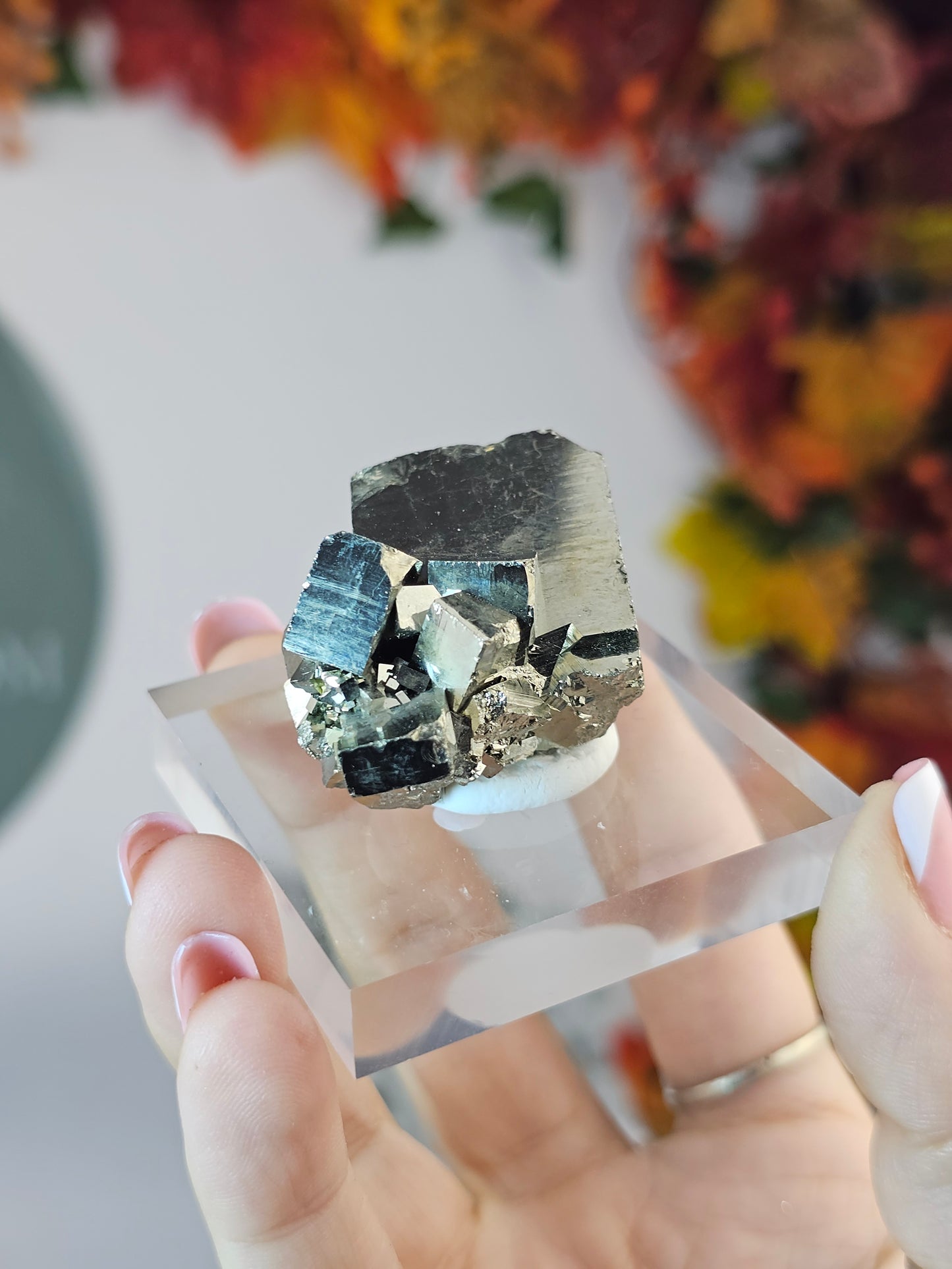 Cubic Pyrite B from the Shang Bao Mine, China - MAS1465