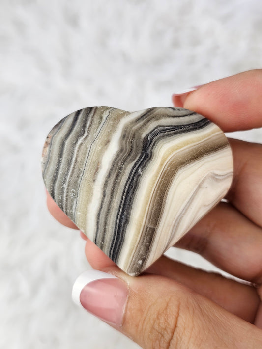 Chocolate Calcite Heart - MAS0788