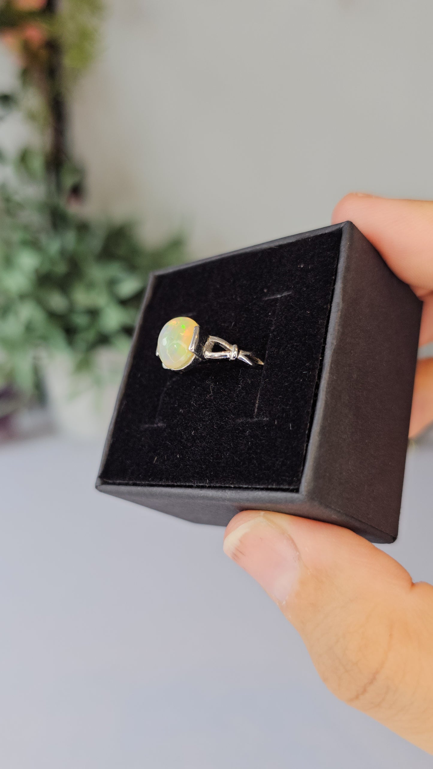 S925 Silver Opal Ring - MAS0603